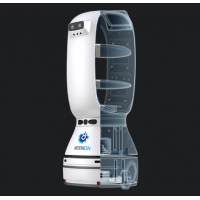 擎朗送餐機器人  可應用于餐飲，酒店等場景